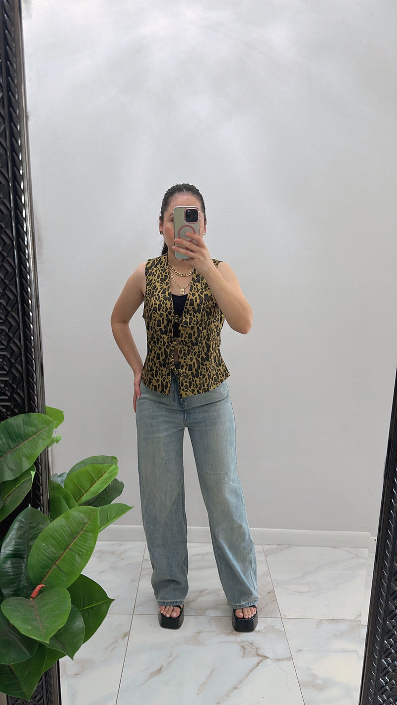 Trendy  Cheeta top