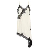 Asymmetric lace Dress