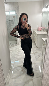 Lace pants