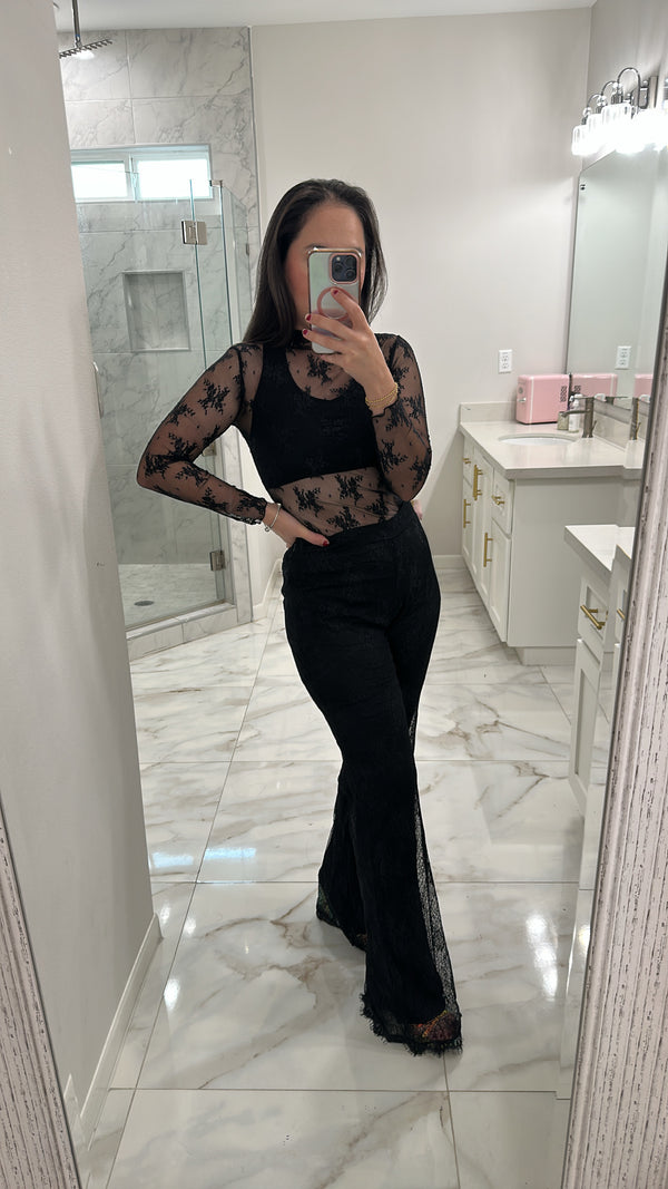 Lace pants